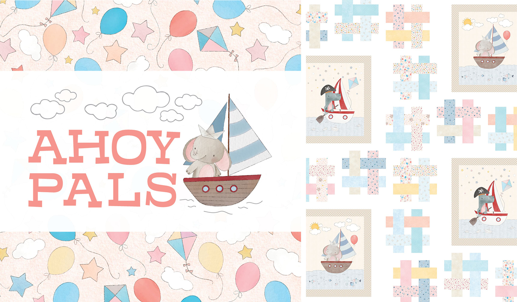 Ahoy Pals Fabric Collection Ahoy Pals Fabric Collection