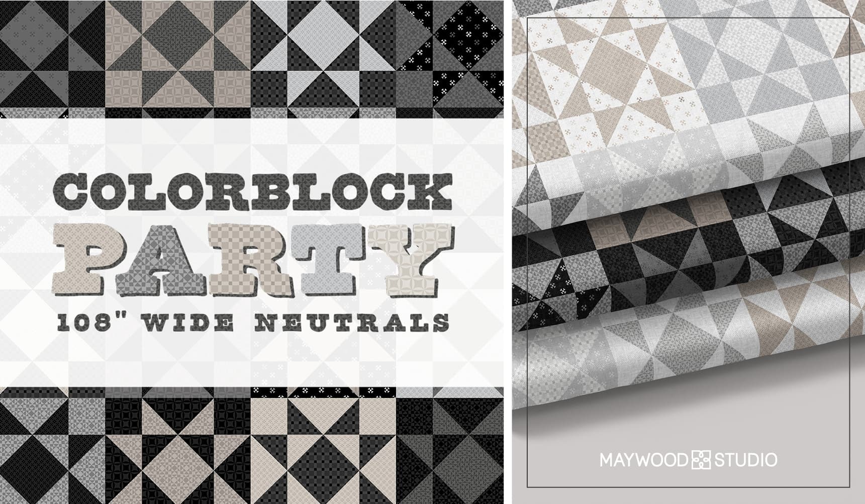 Colorblock Party 108" Neutrals