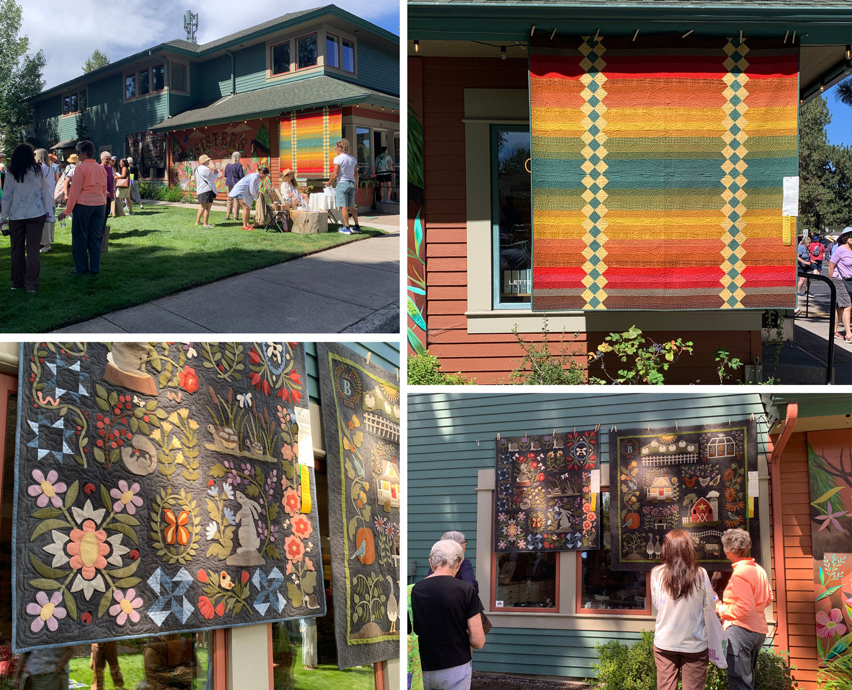 Bonnie Sullivan special exhibit Sisters Outdoor Quilt Show