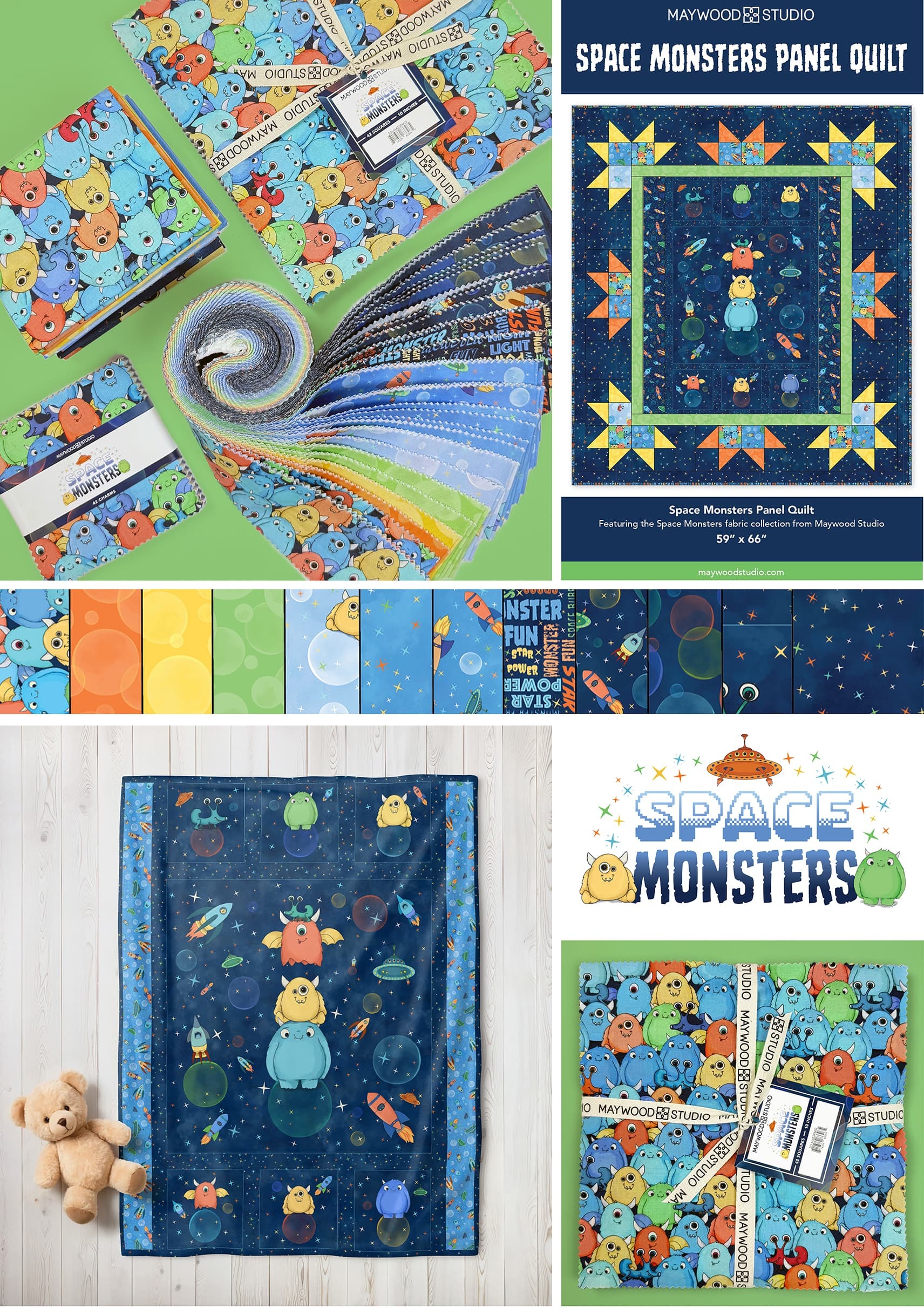 Space Monsters Precuts and Patterns