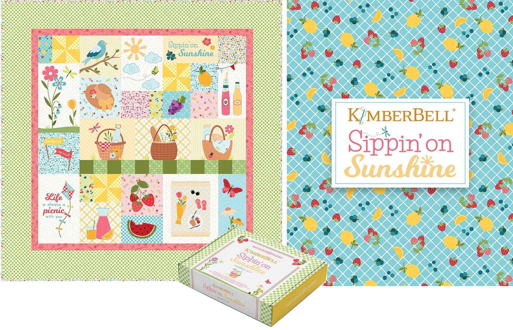 Sippin on Sunshine Fabric Kit and Box