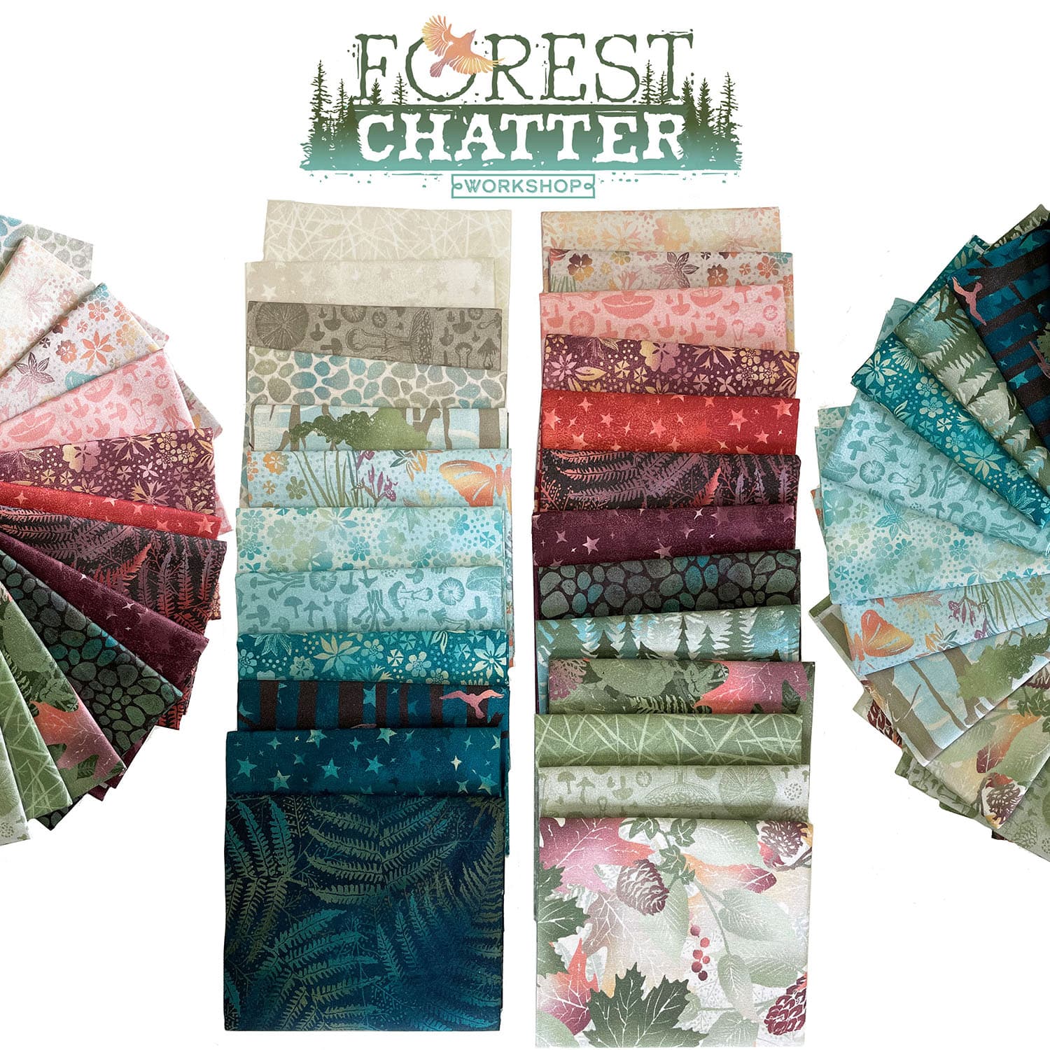 Image of Forest Chatter Fat Quarters