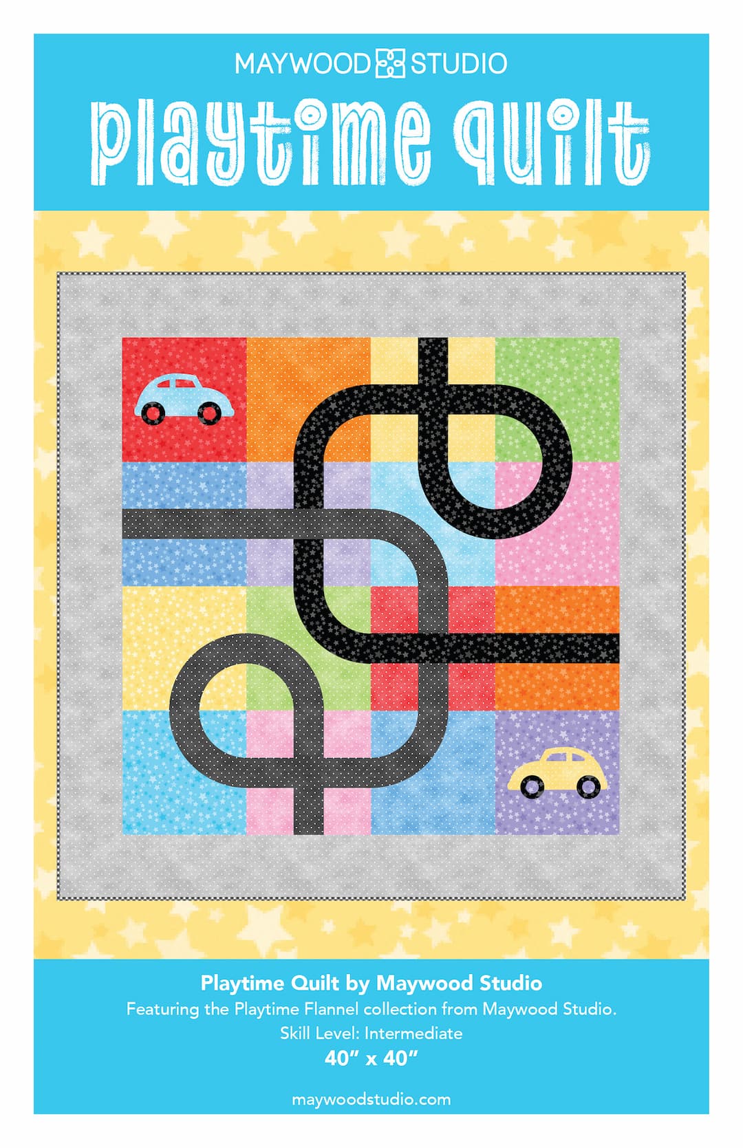 playtime flannel pattern cover