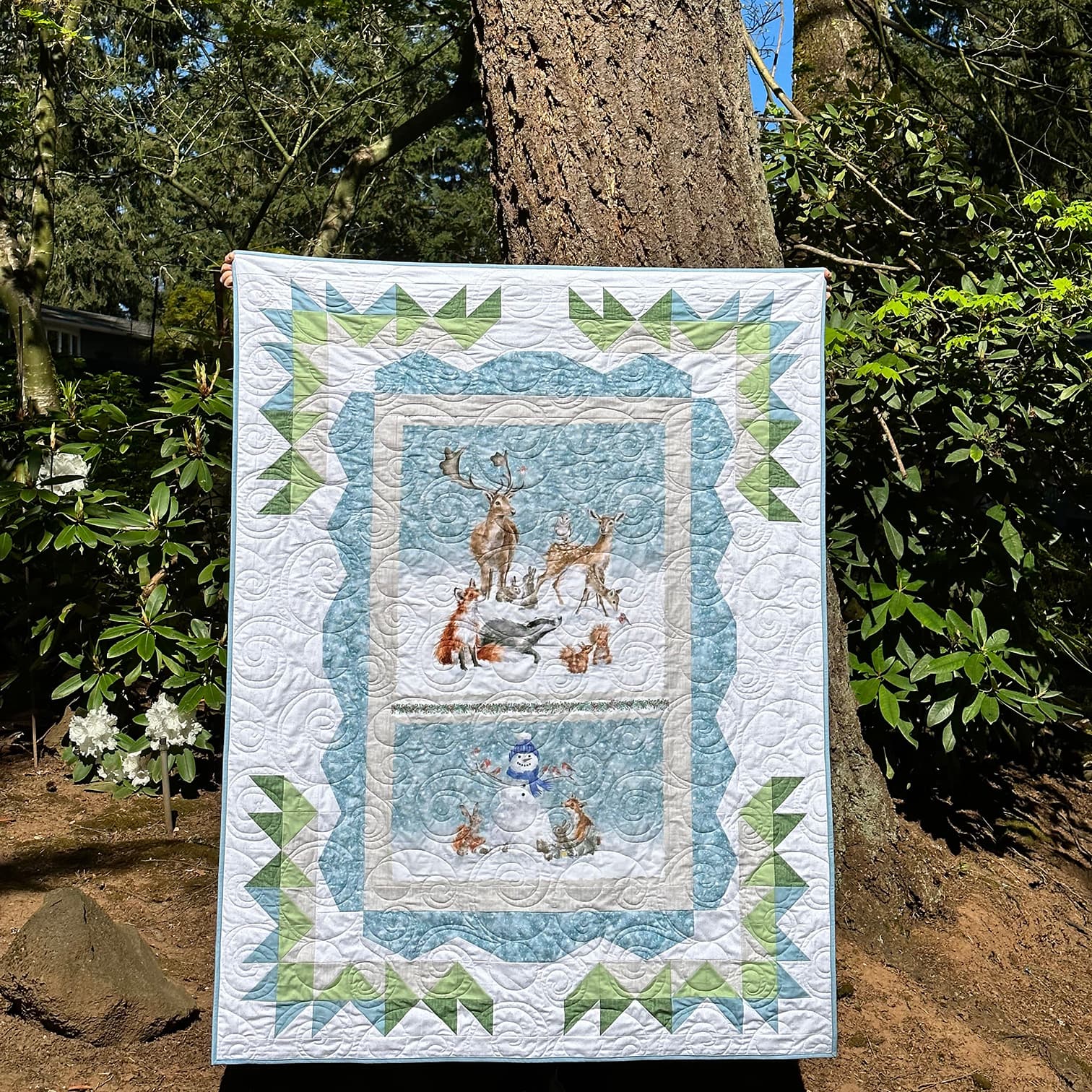 One Snowy Day Free Pattern Lifestyle Image