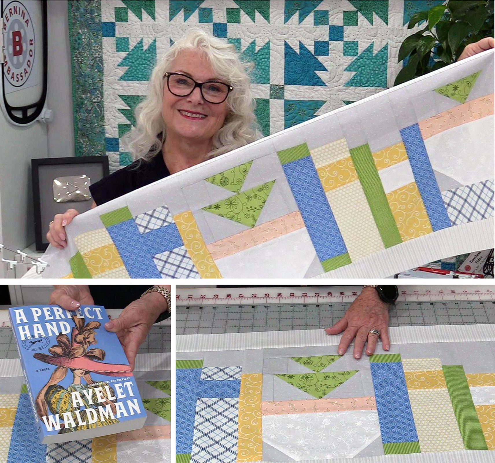 A Perfect Shelf free pattern A Perfect Shelf free pattern and video tutorial with Laura Coia of Sew Very Easy and A Perfect Hand novel by Ayelet Waldman