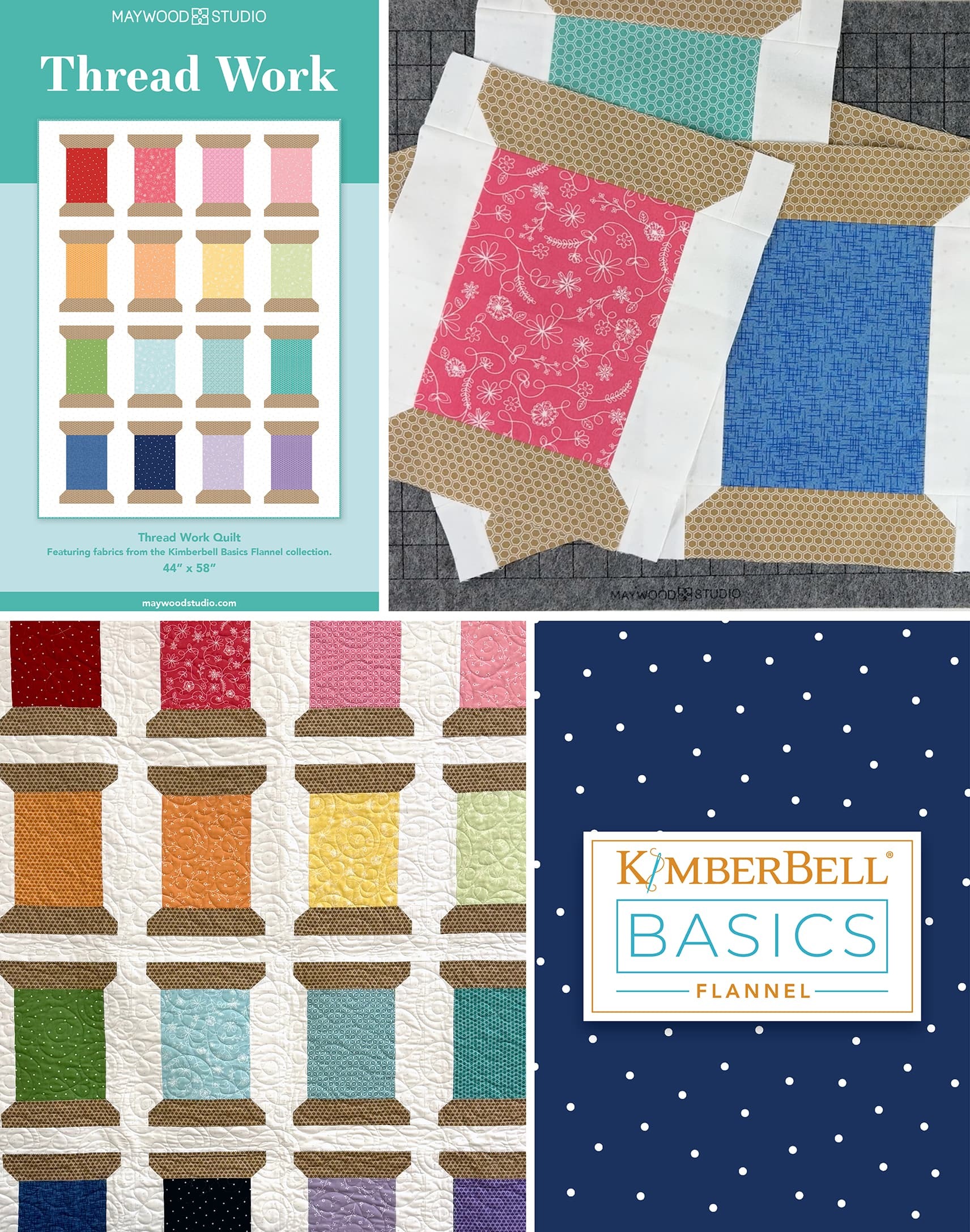 Thread Work Quilt Free Pattern and Block Tutorial