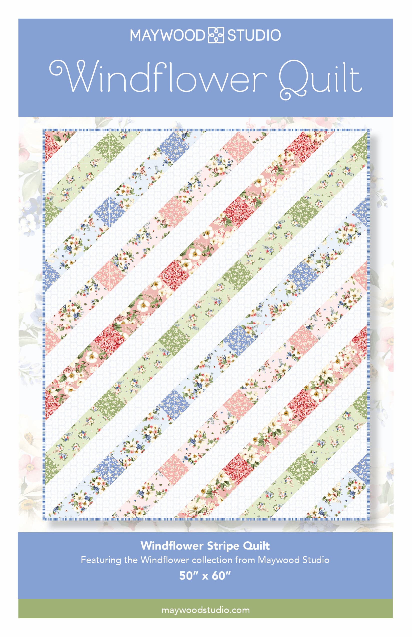 Windflower quilt instructions image